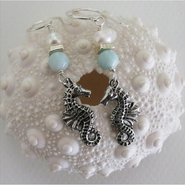 Seahorse earrings