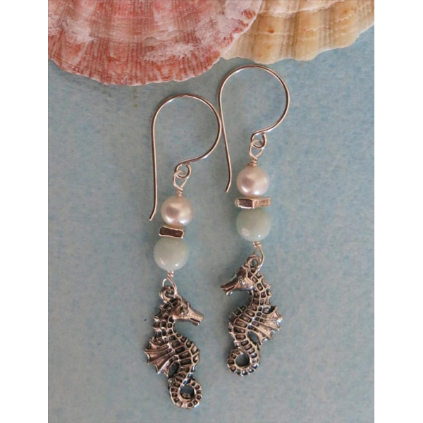 Seahorse earrings