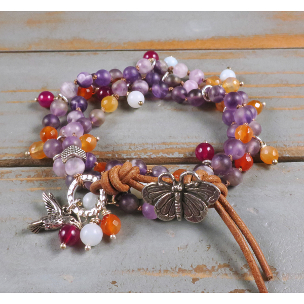 Handmade Amethyst Bracelet