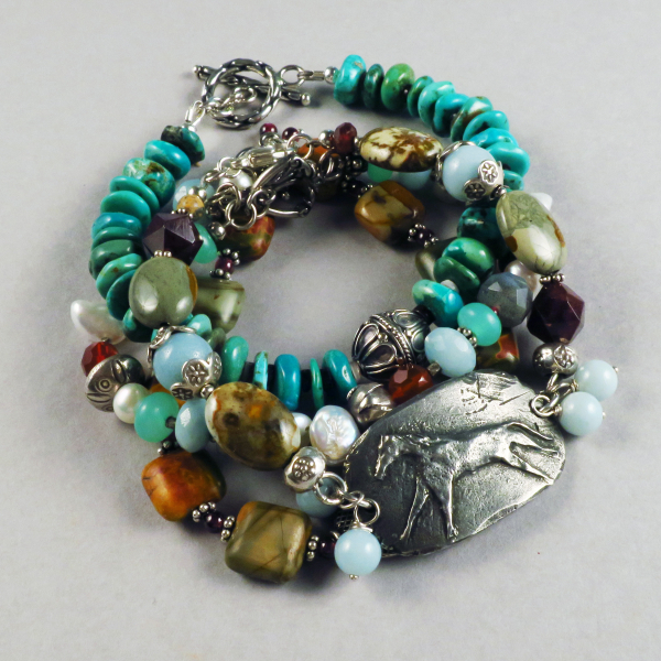 Wildhorse jasper bracelet