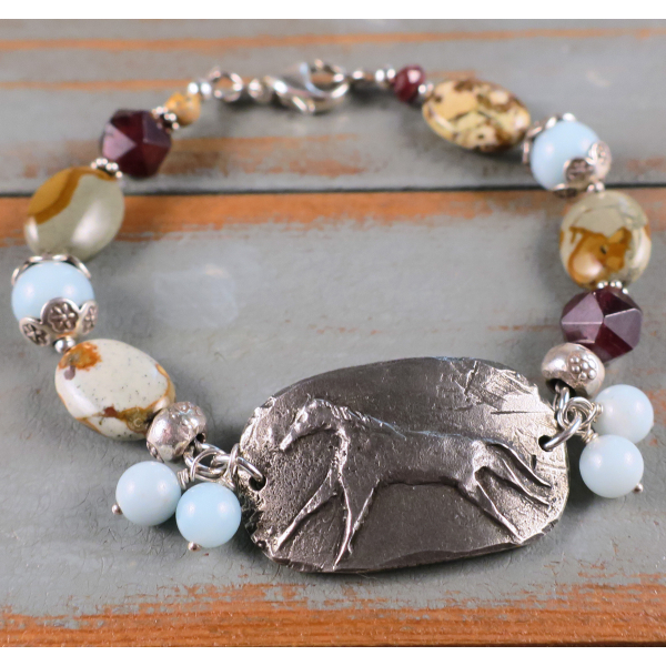 Wildhorse jasper bracelet