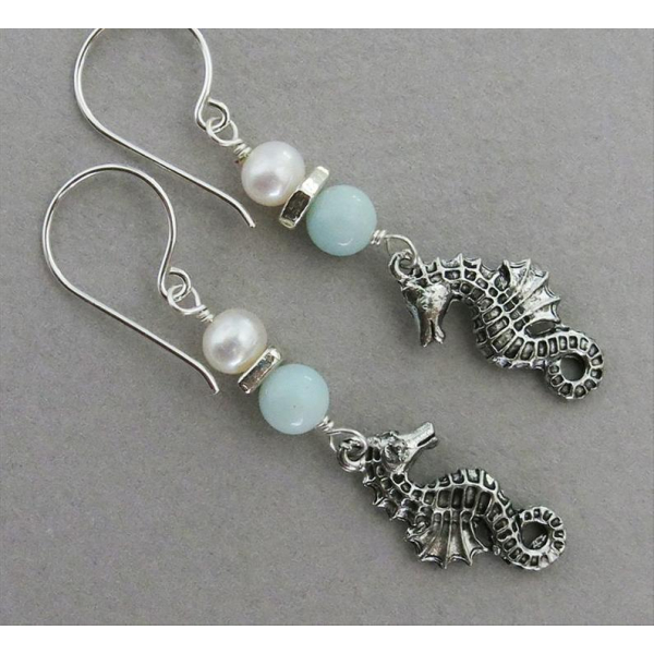 Seahorse earrings