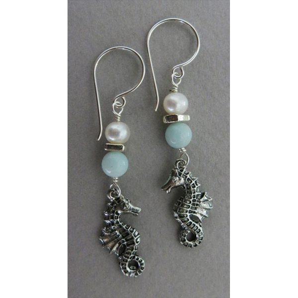 Seahorse earrings