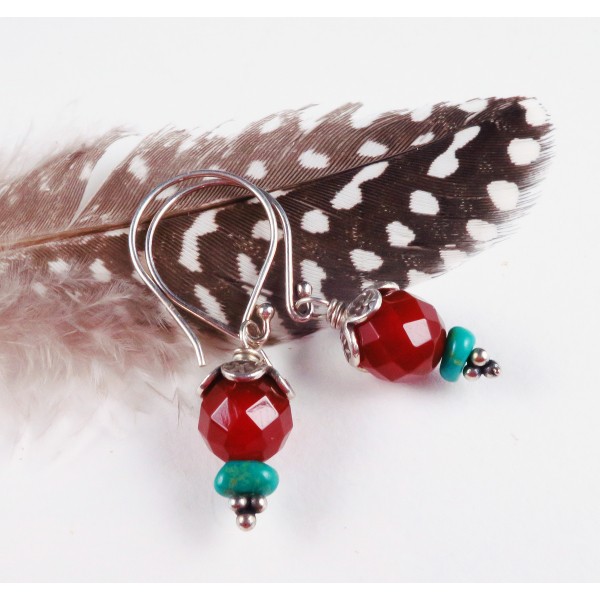 carnelian earrings
