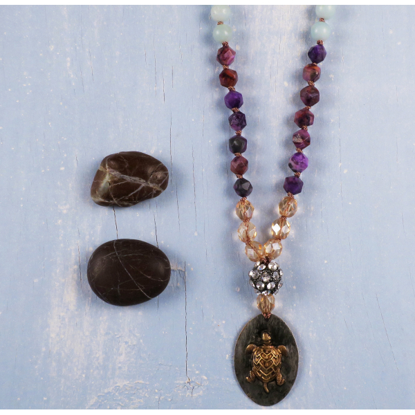 Handmade Sea turtle necklace