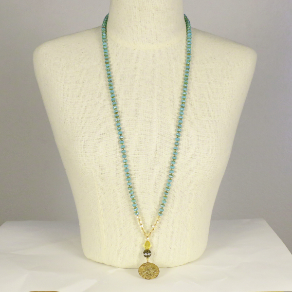 Boho long necklace