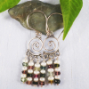 Tourmaline chandelier earrings
