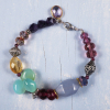 Boho multi gemstone bracelet