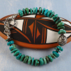 turquoise and silver bracelet