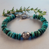 turquoise and silver bracelet