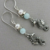 Seahorse earrings