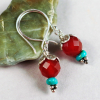 carnelian earrings