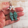 Handmade fish earrings