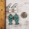 Hypoallergenic fish earrings