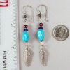 fox turquoise earrings