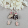 porcelain jasper earrings