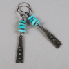Kingman Turquoise Dangly Earrings