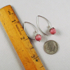 Rhodonite and Thai Silver Earrings