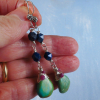 Dangly Hubei Turquoise Earrings