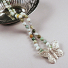 Thai Silver and Burmese Jade Necklace Handmade knotted necklace