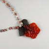 carnelian and moonstone necklace knotted moonstone necklace