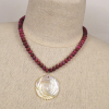 Mother of pearl and crazy lace agate necklace Mother of pearl and crazy lace agate necklace