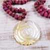 Knotted Mother of pearl necklace