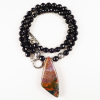 onyx and ocean jasper necklace