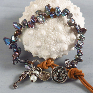 Keishi Petal Pearl bracelet