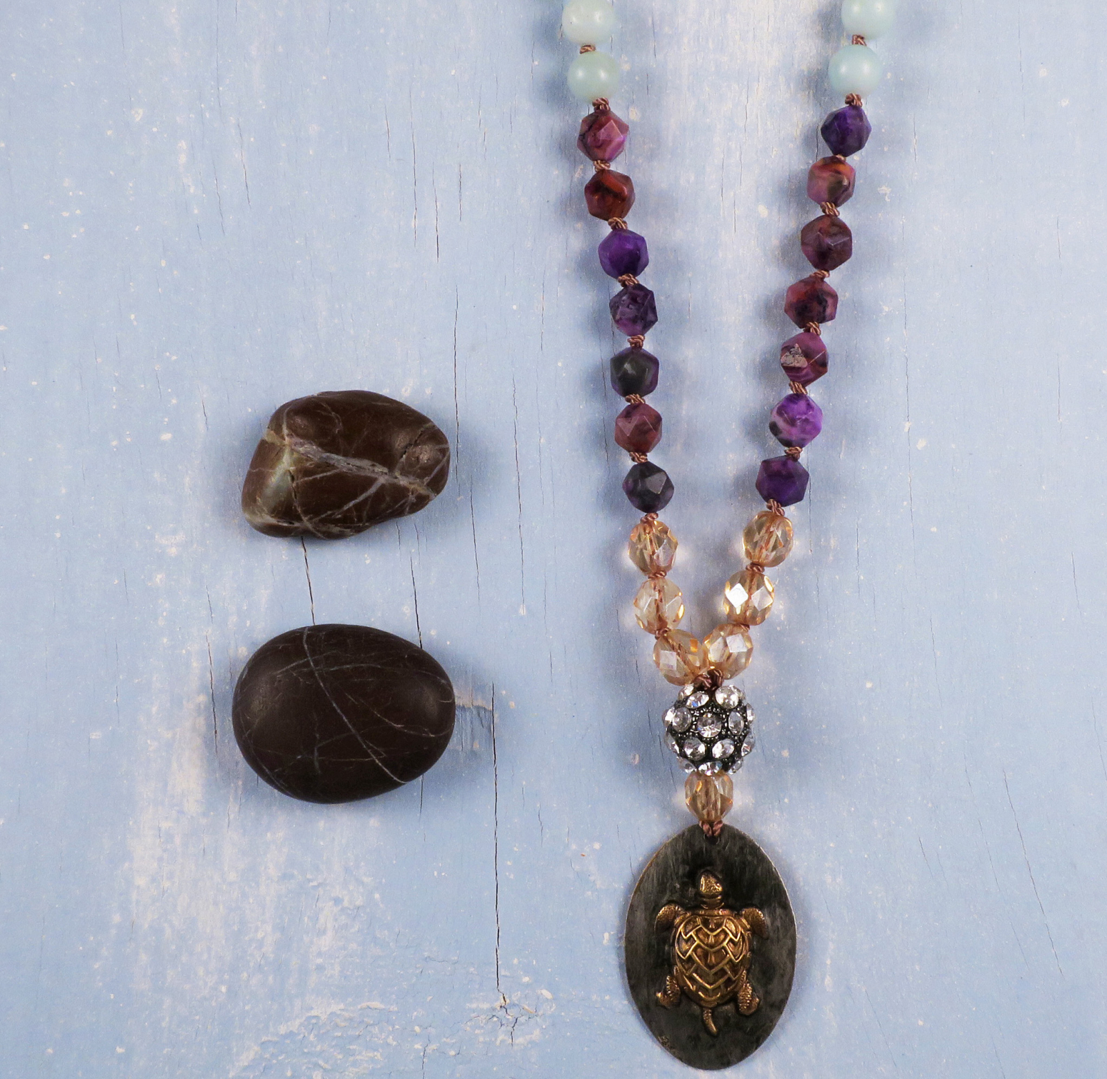 Handmade sea turtle necklace | Handmade Jewelry