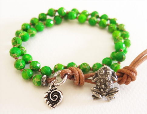 Boho Froggy Wrap Bracelet