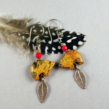 Handmade Bear Fetish Earrings