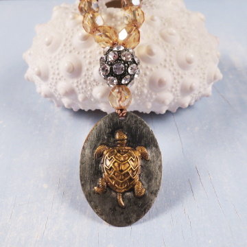 Handmade Sea Turtle Necklace