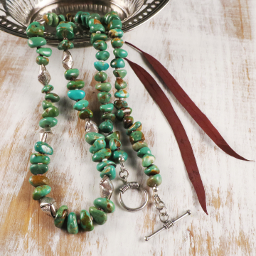 Handmade Royston Turquoise Necklace {RARE}